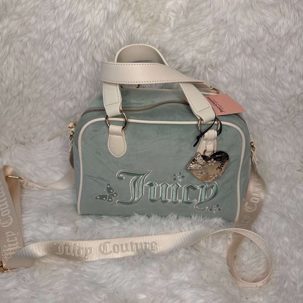 Juicy Couture Frosty Green Juicy In The Sky Bowler 🦋
